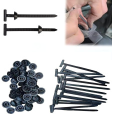 Kabelbinder, 100 Stück Kabelbinder aus Nylon für den allgemeinen Gebrauch, Kabelbinder, Kunststoff, Kabelbinder aus Nylon, selbstsichernd, für Autoreparatur, schnelle Befestigung