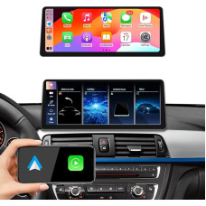 Ultra Slim 12.3 Inch 1920 x 720 Android Car for BMW 1/2/3/4 Series F20 F30 NBT Carplay Car Radio Multimedia Player Stereo Touchscreen Bluetooth (Linux NBT System)