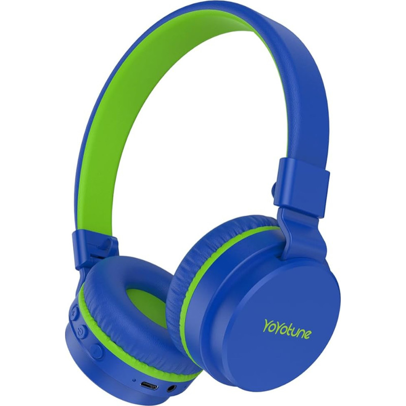 Kinder-Bluetooth-Kopfhörer, leicht, kabellos, 85/94 dB sichere Lautstärke, 40 Stunden Spielzeit, schnelles Aufladen, Bluetooth 5.3, Over-Ear-Kopfhörer, Kleinkind-Kopfhörer, integriertes Mikrofon für