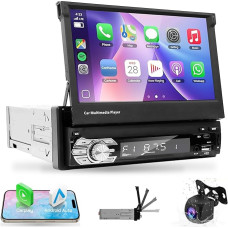 LEXXSON Universal 7-inch retractable screen MP5 player car multimedia player with CarPlay Android car