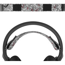Geekria Flex Fabric Headband Pad Compatible with SteelSeries Arctis 5, Arctis 3 All Platform Gaming Headphones Replacement Band Headset Pillow Repair Part (Cartoon)