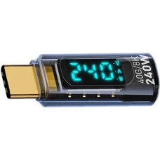 Zilimontt USB-C lizdinė stotelė, 240 W, su šviesos diodų indikatoriumi, 40 Gbit/s duomenų perdavimo sparta, suderinama su USB4, aliuminio korpusas, 2 vnt.