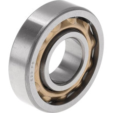 Partuto E20 Rillenkugellager 20x47x12mm P6 Offene Bauweise Vorgeschmierte Lager 1 Stück Universal für Auto Roller Skateboard Silberton Goldton
