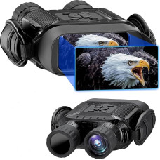 Night Vision Device, IR Night Vision Goggles Digital Infrared Binoculars Camera 4 Inch TFT HD LCD WiFi, 1280P Video, 400 m Vision Range for Darkness, 5X Digital Zoom for Tracking