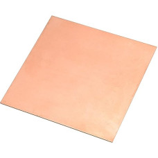 WUDOLI Flat Sheet Metal 1 Piece 99.9% Copper Sheet Pure Copper Tablets DIY Material for Industrial Mould or Metal Art 150 x 150 mm Square Materials (Size : 3mm)