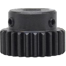 Pavarų spiralinė kūginė pavara 1 modulis didelio tikslumo plieninis stovas + 2 vienetai 1M 25 dantų žvaigždutė CNC plieninė žvaigždutė (5 mm)