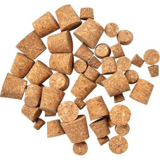 OFFSCH 150 Stück Teiliges Kegelförmiger Holz korken für Wein Bierflaschen Luftdichte Abdichtung Präziser Sitz Glatte Oberfläche Wiederverwendbar Passend für Verschiedene Glasflaschen
