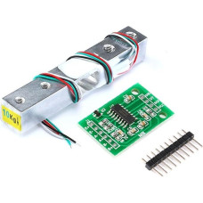 JCKJWL Wägezelle 1KG 5KG 10KG 20KG HX711 AD Gewichtssensor Elektronische Waage Aluminiumlegierung Wiegedrucksensormodul für Wägeeinrichtungen(10KG ir HX711)