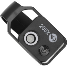 Mikroskopo objektyvas mobiliajam telefonui, 200X kišeninis mikroskopas su spaustuku, nešiojamasis mikroskopas su LED šviesa CPL, skirtas 