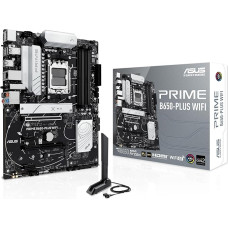 ASUS Prime B650-PLUS WiFi AMD B650 AM5 Ryzen™ Desktop 9000 8000 & 7000 ATX Motherboard, DDR5, PCIe 5.0 M.2, 2.5Gb LAN, WiFi 6E, HDMI™, SATA 6Gbps, USB Type-C®, BIOS Flashback™, Thunderbolt™ 4 Header