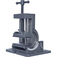 YQVEOT Tischbohrmaschine 3 Zoll 75 Mm Neigbarer Führungswinkel Winkelzange 0-90 Grad Neigbarer Bohrmaschinen-Schraubstock, Neigbarer Führungswinkel Winkelzange