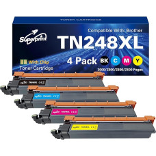 Superprint TN248XL TN-248XLCMYK TN-248XLVAL Suderinamas su Brother TN-248 TN-248XL toneris, skirtas MFC-L3740CDW MFC-L3760CDW MFC-L8340CDW MFC-L8340CDW MFC-L8390CDW DCP-L3560CDW HL-L3240CDW HL-L-L3240CDW