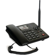 Opis Technology Opis Purofon Mobile 4G (ES versija): Mobilusis GSM stalinis telefonas su SIM kortele / senjorų mobiliojo telefono pakaitalas / senjorų telefonas / stalinis telefonas su SIM kortele (visi tinklai, 0 GB atminties), juodos spalvos