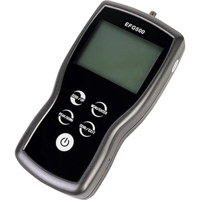 Skaitmeninis kraftmessgerät EFG500 Tragiškas skaitmeninis kraftmessgerät/Datenlogger, 2000 Hz Abtastrate und ± 0,2% FS 500/0,05 N dinamometras