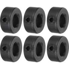 Aprūpinimas žemėlapio veleno įvorė 0,4 colio angliarūgštės angliarūgštės plienas Nustatyti varžtų stiliaus spaustukų apvadai juodi 6 vienetai