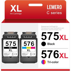 LEMERO PG 575XL CL-576XL kasetės, suderinamos su 