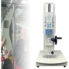 LINTAIZUO 10N-1000N Rankinis skaitmeninis skaitmeninis traukos matuoklis Skaitmeninis traukos testeris 270 mm eiga su 2 bandymo gnybtais 5 zondai Skaidrus ekranas tempimo ir slėgio bandymui 10N