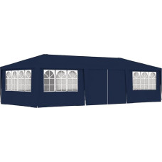 ARKEM Professional Party Tent with Side Walls 4 x 9 m Blue 90 g/m² Tent Tailgate Gazebo Camping