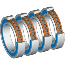 TZZVFRCR 1SET H71906C 2RZ HQ1 30x47x9 71906C Keramik Ball Versiegelt Schrägkugellager Spindel