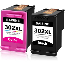 BAISINE 302XL atkurtos HP 302 302XL spausdintuvų kasetės, skirtos HP Officejet 3830 3831 4650 4651 5230 Deskjet 1110 2130 2134 3630 3632 3634 Envy 4520 4522 4522 4 524 452527 4511 4512