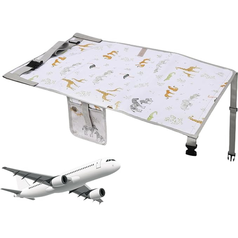 Hemousy Flugzeug Sitzverlängerung Für Kinder - Kinder Flugzeug Reisebett Klappbar - Klappbares Baby Reisebett Zubehör Für Flugreisen Familienausflüge