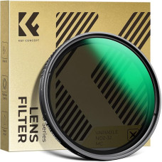 K&F Concept Nano-D serijos ND filtras 62 mm kintamo neutralaus tankio filtras ND2-32 (1-5 žingsniai)