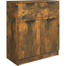 vidaXL Sideboard Chest of Drawers Sideboard Side Cabinet Multi-Purpose Cabinet Standing Cabinet Living Room Hallway Smoked Oak 60 x 30 x 70 cm Wood Material