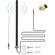 Nelawya 868 MHz LoRa antena SMA Stecker Lorawan Antenne mit 2m kabel für Raspberry Pi CCU2 CCU3 Charly CUL USB CC1101 GSM ELV Kit RaspberryMatic piVCCU Homematic LoRa Modul