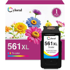 Cyloral 561XL spausdintuvo kasetės, skirtos TS5350 TS5350i TS5351 TS5351i TS5352 TS5352i TS5353 TS5353i TS7450 TS7450i TS7451 TS7451i, skirtos Canon 561 XL (1 spalva)