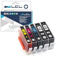 LCL Compatible Ink Cartridge 655 655XL (2Black 1Cyan 1Magenta 1Yellow) Replacement for HP Deskjet Ink Advantage 4625 5525 6520 6525 3525 4615