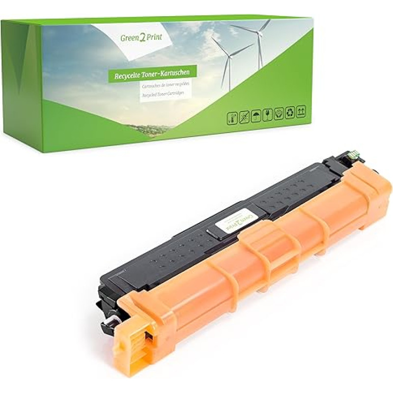 Green2Print juodas toneris 1000 puslapių pakeičia Brother TN-243BK Tinka Brother DCP-L3510CDW, DCP-L3550CDW, HL-L3210CW, HL-L3230CDW, HL-L3270CDW, MFC-L3710CW, MFC-L3730CDN, MFC-L3750CDW, MFC-L
