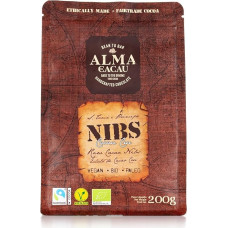 200 g neapdorotų kakavos gabalėlių, 100 % grynos kakavos pupelės, be cukraus, natūralios, veganiškos ir be glitimo, idealiai tinka kepimui, kokteiliams ir pagardams