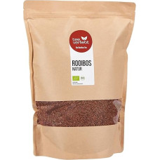 teeverliebt - Ekologiška Rooibos arbata be kvapiųjų priedų 1 kg I Geriausios kokybės laisva raudonojo krūmo arbata I Natūrali arbata be kofeino I Iš kontroliuojamo ekologinio auginimo I 1000 g