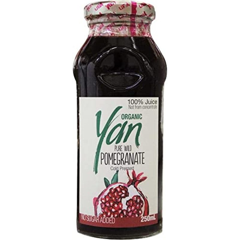 Ekologiškos granatų sultys, 250 ml YAN