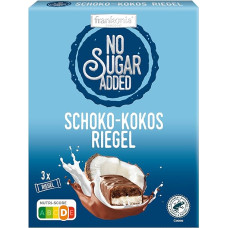 frankonia CHOCOLAT NO SUGAR ADDED Šokoladinis kokosų batonėlis, 100 g (3 x 33 g)