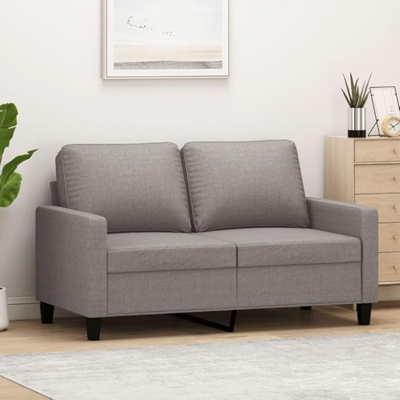 Generisch Jiangboyue-359162 2 vietų sofa Taupe 120 cm audinys