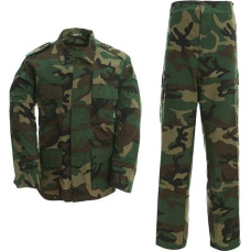 LANBAOSI Vyriškas taktinis BDU uniforminis kovinis kostiumas Karinis marškinių švarkas, paltas ir kelnių komplektas