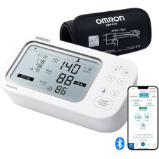 OMRON X7 Smart AFib viršutinės rankos kraujospūdžio matuoklis | Prieširdžių fibriliacijos patikra bet kurioje namų kraujo spaudimo kontrolės vietoje | Kliniškai patvirtinta | 2 vartotojai | Intelli Wrap manžetė 22-42cm | Nemokama programėlė