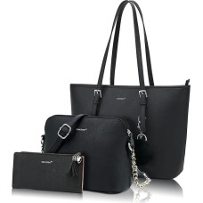 TANTOMI Rankinė Damen,Kleine Umhängetasche Damen,Tote Bag, Tasche Mittelgroß,Crossbody Bag,Handtaschen Damen Set Mit Quasten Geldbörse Damen und Pelz Kugel Plüsch Schlüsselring
