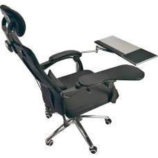 Nešiojamojo kompiuterio pelės stovo stotelė Darbo vieta Vaizdo žaidimų kėdė arba apvalus baro klaviatūros padėklas Kompiuterio platforma Porankis riešo atrama Padėklas 360 ° reguliuojamas kritimo prevencijos namų biuro kompiuterio kilimėlis