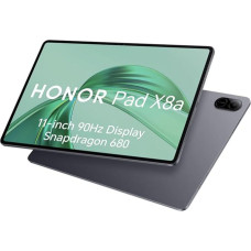 HONOR Pad X8a WiFi Tablet 64 GB 4 GB, 8300 mAh Battery, 11 Inch 90 Hz Display, Snapdragon 680, MagicOS 8.0, Grey