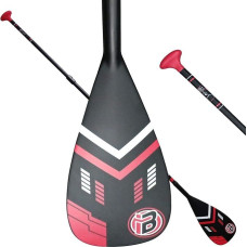 Paddle Carbon SUP Kayak Stand-Up Paddle, 3-Piece Adjustable Carbon Shaft Paddle Blade