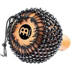 Meinl Percussion Fibreglass Cabasa Instrument - Shaker Instrument with Bead Chain - Adjustable Mesh - Fibreglass Brown (CA7BR)