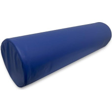 QUIRUMED 55 x 15 cm mėlynos spalvos dirbtinės odos putų užpildas Joga fitneso masažo pagalvėlė