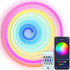 Neoninė LED juosta RGB IC, 5 V USB 