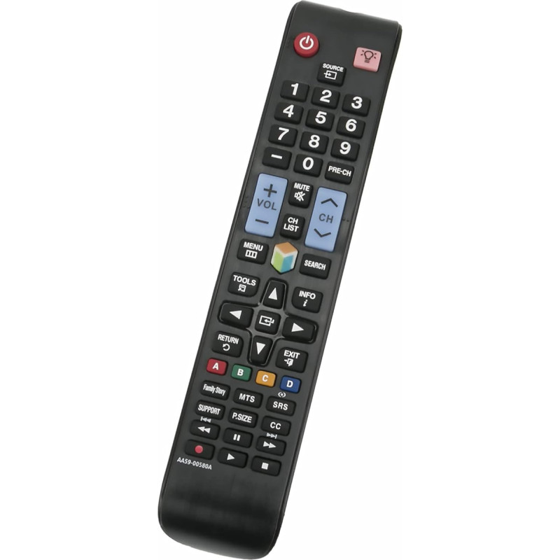 VINABTY Replacement Remote Control for Samsung Full HD Flat TV EH5300 Series 5 UN32EH5300F UE40EH5300KXXU Remote Control AA59-00580A