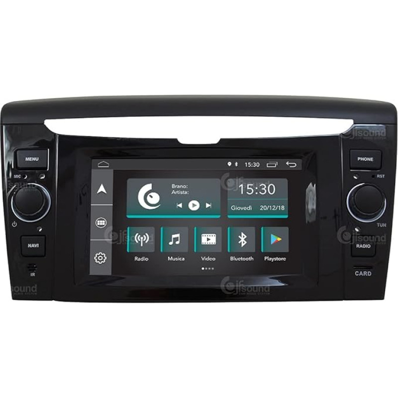 Personalised Car Radio for Lancia Ypsilon with Front USB Standard Android GPS Bluetooth WiFi USB DAB+ Touchscreen 7 Inch 4Core Carplay Android Car