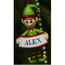 Boxer Gifts Alex Elf Dekoration, Keramik, Mehrfarbig, 8 x 4,5 x 2 cm