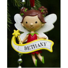 Boxer Gifts Bethany Fairy Decoration, Ceramic, Multi-Colour, 7.2 x 5 x 1 cm