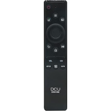 DCU TECNOLOGIC Samsung Smart LCD/LED Remote Control | Remote Control TV | Compatible with Smart LCD/LED Samsung | Button for Netflix and Prime Video | Black